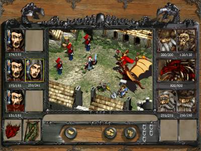 D1 - Horde : Nosferat and vampires against a red Clan's dragon